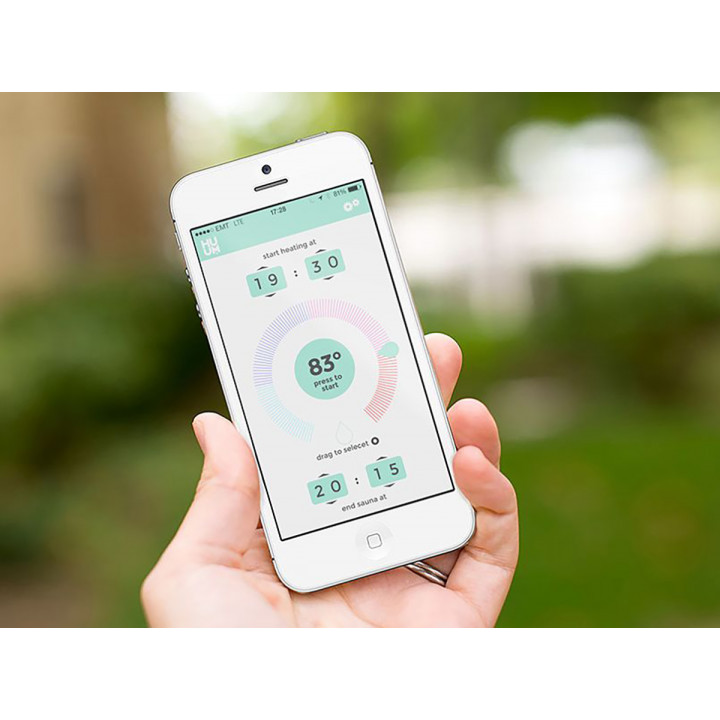 Panneau de commande pour chauffe-sauna électrique - HUUM UKU 4.2 Wi-Fi, noir
