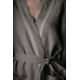 Robe de chambre en lin faite main, courte ML