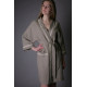 Robe de chambre en lin faite main, courte ML