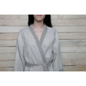 Peignoir en lin fait main - kimono - 4