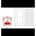 Cabine infrarouge - HARVIA Onni Mini - 3