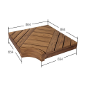 Module d'angle pour bancs de sauna modulaires, pin - 5