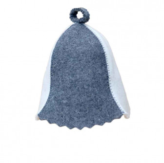 Bonnet de sauna - blanc, gris