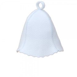 Bonnet de sauna - blanc  Bonnet de sauna - blanc