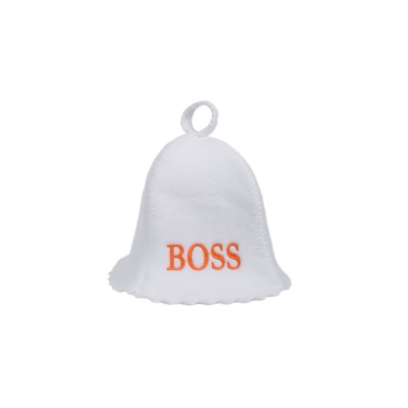 Bonnet de sauna - BOSS, blanc