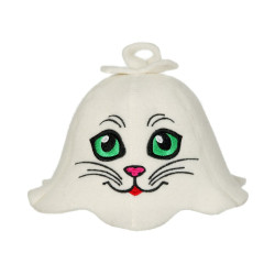 Chapeau de sauna - Chaton  Chapeau de sauna - Chaton