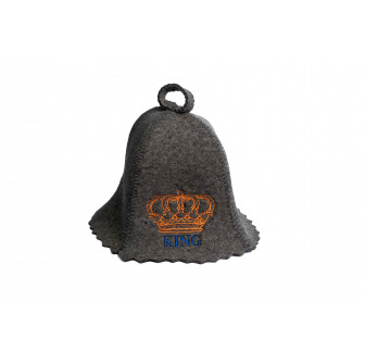 Bonnet de sauna - KING, gris