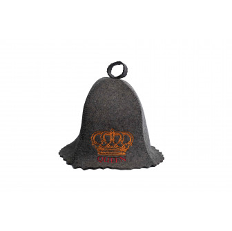 Bonnet de sauna - QUEEN, gris