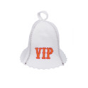 Bonnet de sauna - VIP, blanc - 0