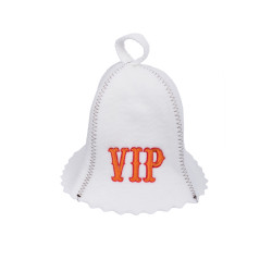 Bonnet de sauna - VIP, blanc  Bonnet de sauna - VIP, blanc