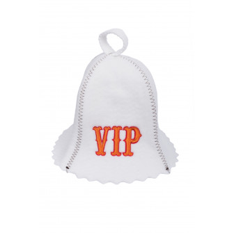 Bonnet de sauna - VIP, blanc