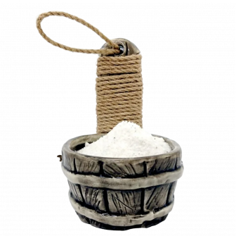 Récipient à sel en céramique pour sauna - baril 200 ml
