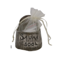 Récipient à sel en céramique pour sauna - foncé 120 ml - 2