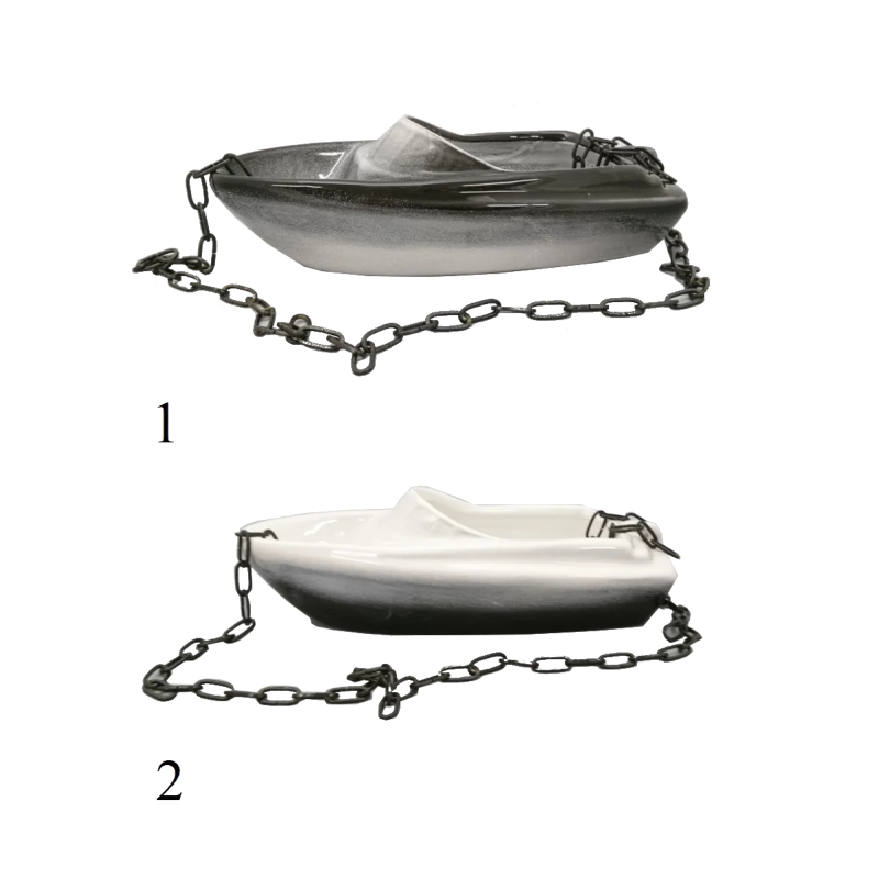 Récipient à senteurs en céramique - bateau