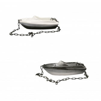 Récipient en céramique pour parfums - bateau