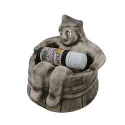 Récipient en céramique pour parfums - l'esprit du sauna avec arôme 