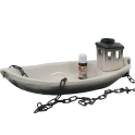 Récipient en céramique pour parfums - bateau avec arôme - 0