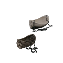 Récipient en céramique pour parfums - bateau avec Poséidon 