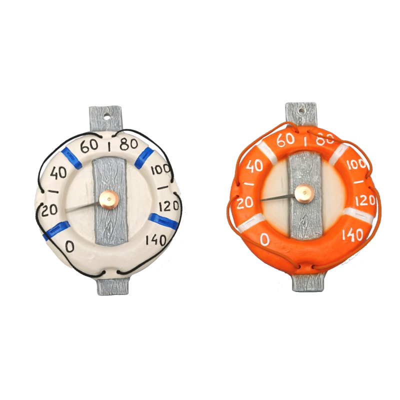 Thermomètre de sauna en céramique - une bouée de sauvetage