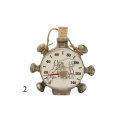 Thermomètre de sauna en céramique - gouvernail de navire - 4