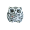 Thermomètre de sauna en céramique - hibou - 1