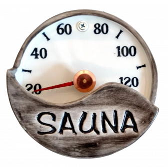 Thermomètre de sauna en céramique - SAUNA