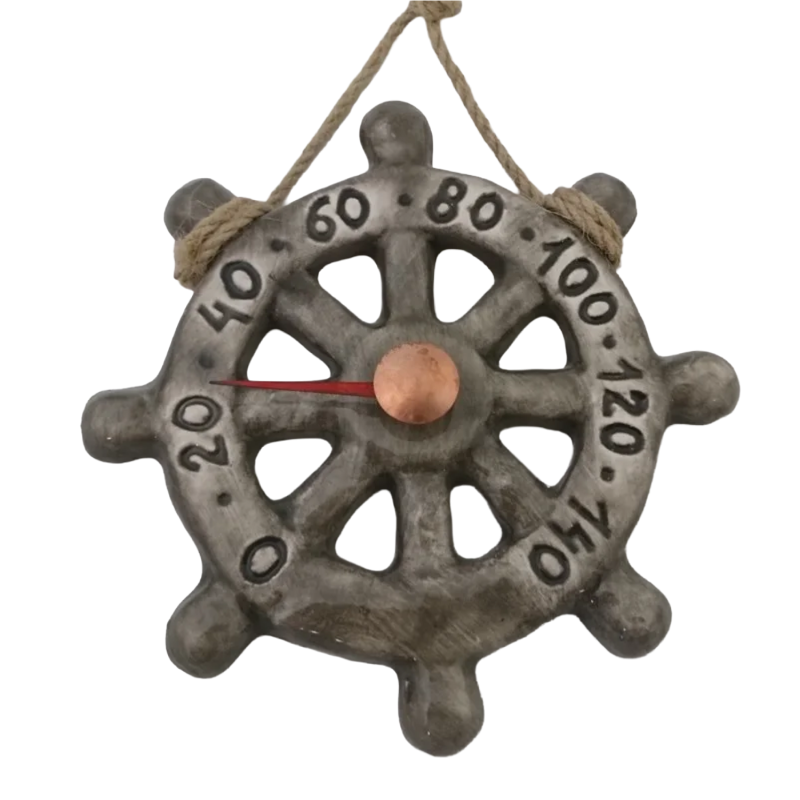 Thermomètre de sauna en céramique - roue