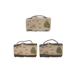 Thermomètre de sauna en céramique - Fouets de sauna 