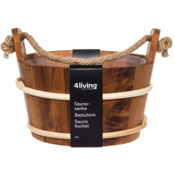 Seau en aulne avec insert en plastique 