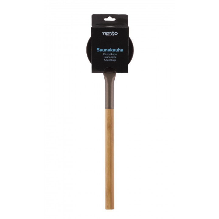 Louche en aluminium RENTO, marron foncé
