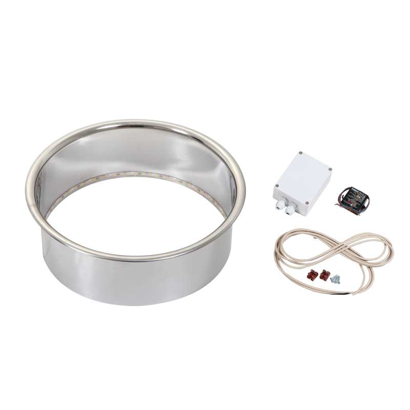 Bride d'encastrement HARVIA Cilindro HPC2L, éclairée