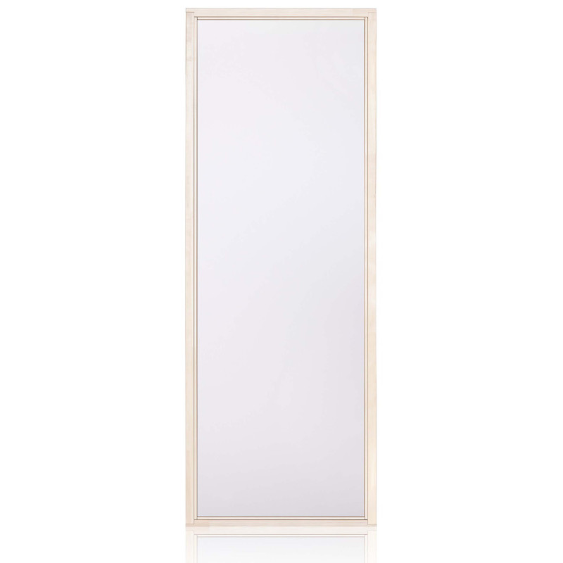 Fenêtre de sauna avec cadre en bois