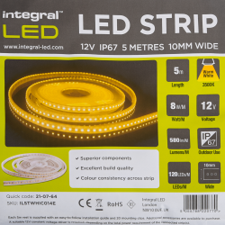 LED blanc chaud 12V 