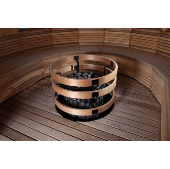 Garde-corps de sécurité SASPO241L - pour radiateurs HARVIA Legend, avec éclairage
