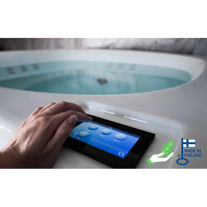 Piscine spa d'hydromassage Novitek Lumispa L