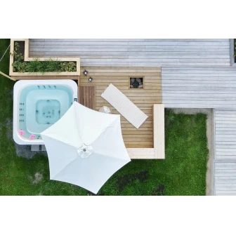 Piscine spa d'hydromassage Novitek Lumispa L