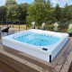 Piscine spa d'hydromassage Novitek Lumispa L