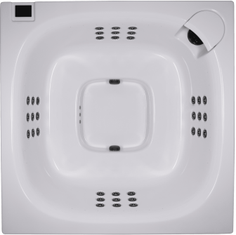 Piscine de spa à hydromassage Novitek Lumispa M
