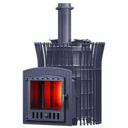 Poêle à bois pour sauna GEFEST - Avangard ZK Uragan 25 (P2) avec grille tulipe  Poêle à bois pour sauna GEFEST - Avangard ZK Uragan 25 (P2) avec grille tulipe
