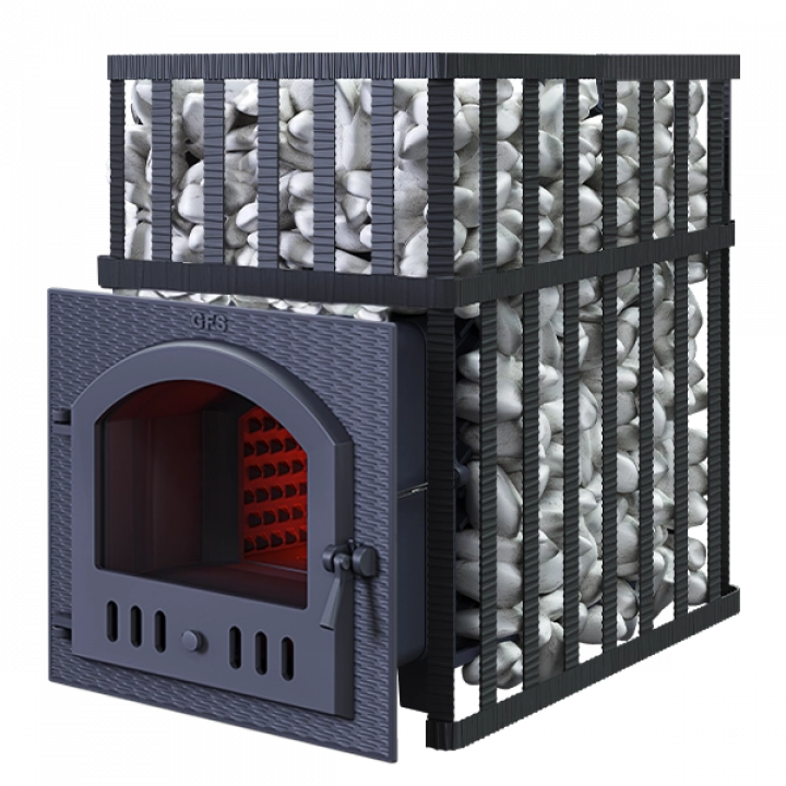 Poêle à bois pour sauna GEFEST - GFS ZK 45 (M) avec grille