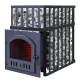 Poêle à bois pour sauna GEFEST - GFS ZK 45 (M) avec grille