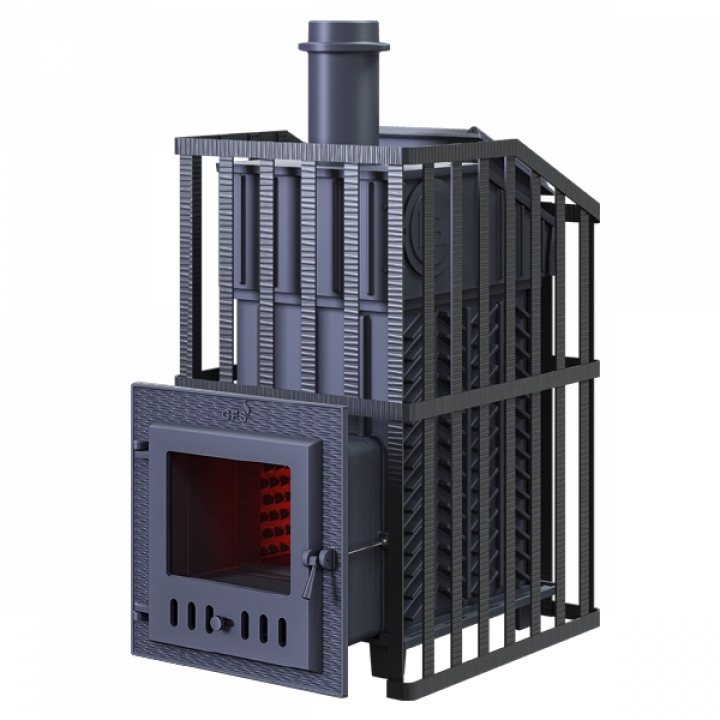 Poêle à bois pour sauna GEFEST - GFS ZK Uragan 18 (M) avec grille
