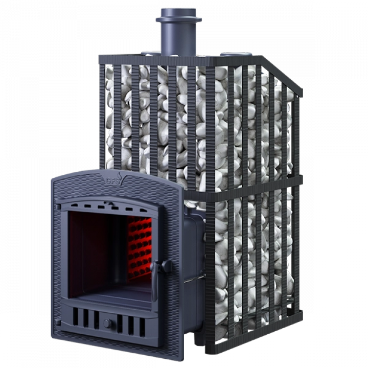 Poêle à bois pour sauna GEFEST - GFS ZK Uragan 18 (P) 2 po grille