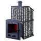 Poêle à bois pour sauna GEFEST - GFS ZK Uragan 18 (P) 2 po grille