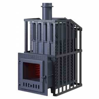 Poêle à bois pour sauna GEFEST - GFS ZK Uragan 25 (M) avec grille