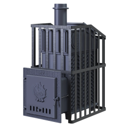 Poêle à bois pour sauna GEFEST - GFS ZK Uragan 25 avec grille  Poêle à bois pour sauna GEFEST - GFS ZK Uragan 25 avec grille