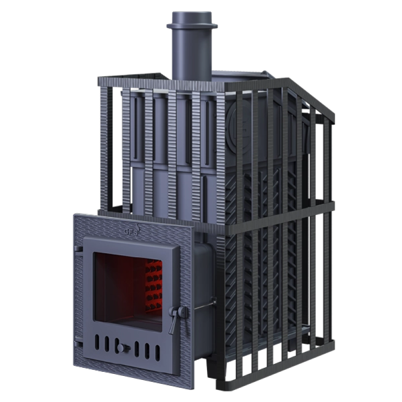 Poêle à bois pour sauna GEFEST - GFS ZK Uragan 30 (M) avec grille