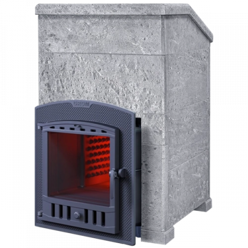 Poêle à bois pour sauna - Kit GEFEST GROM 30 (P2) President 1020/60 TALCOMAGNESITE