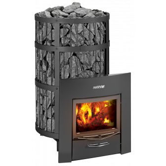 Poêle à bois pour sauna - HARVIA Legend 300 Duo, noir