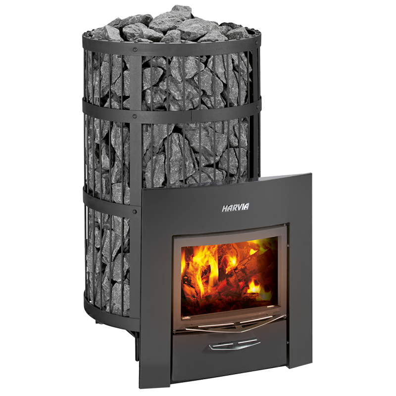 Poêle à bois pour sauna - HARVIA Legend 300 Duo, noir
